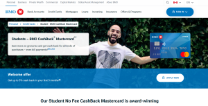 Student BMO CashBack Mastercard