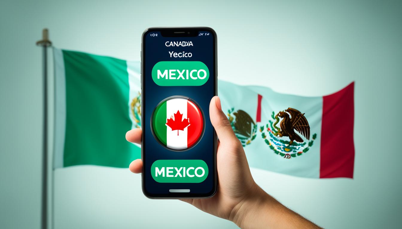 how to call mexico from canada