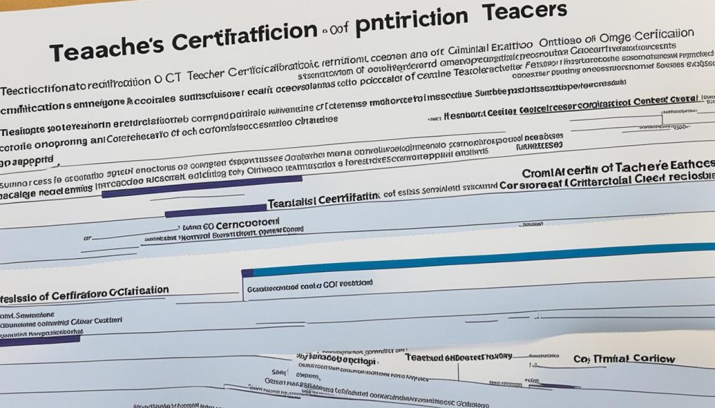 application process for Ontario teachers